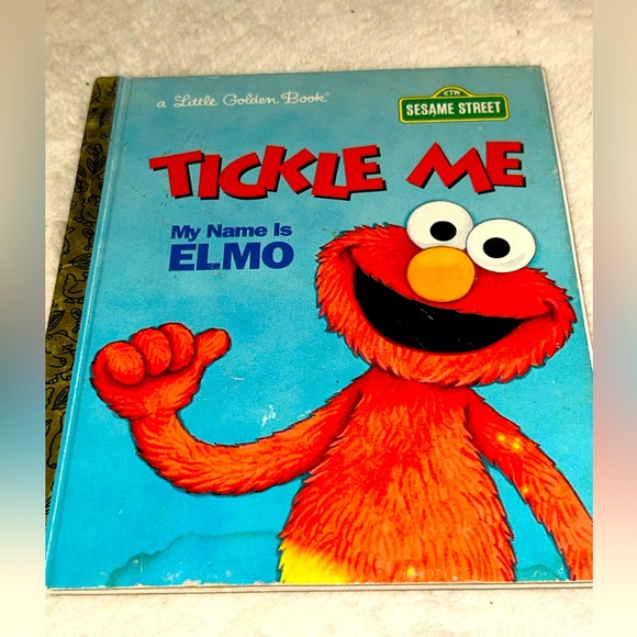 A Little Golden Book Tickle Me My Name Is Elmo 1997 - Picture 1 of 8